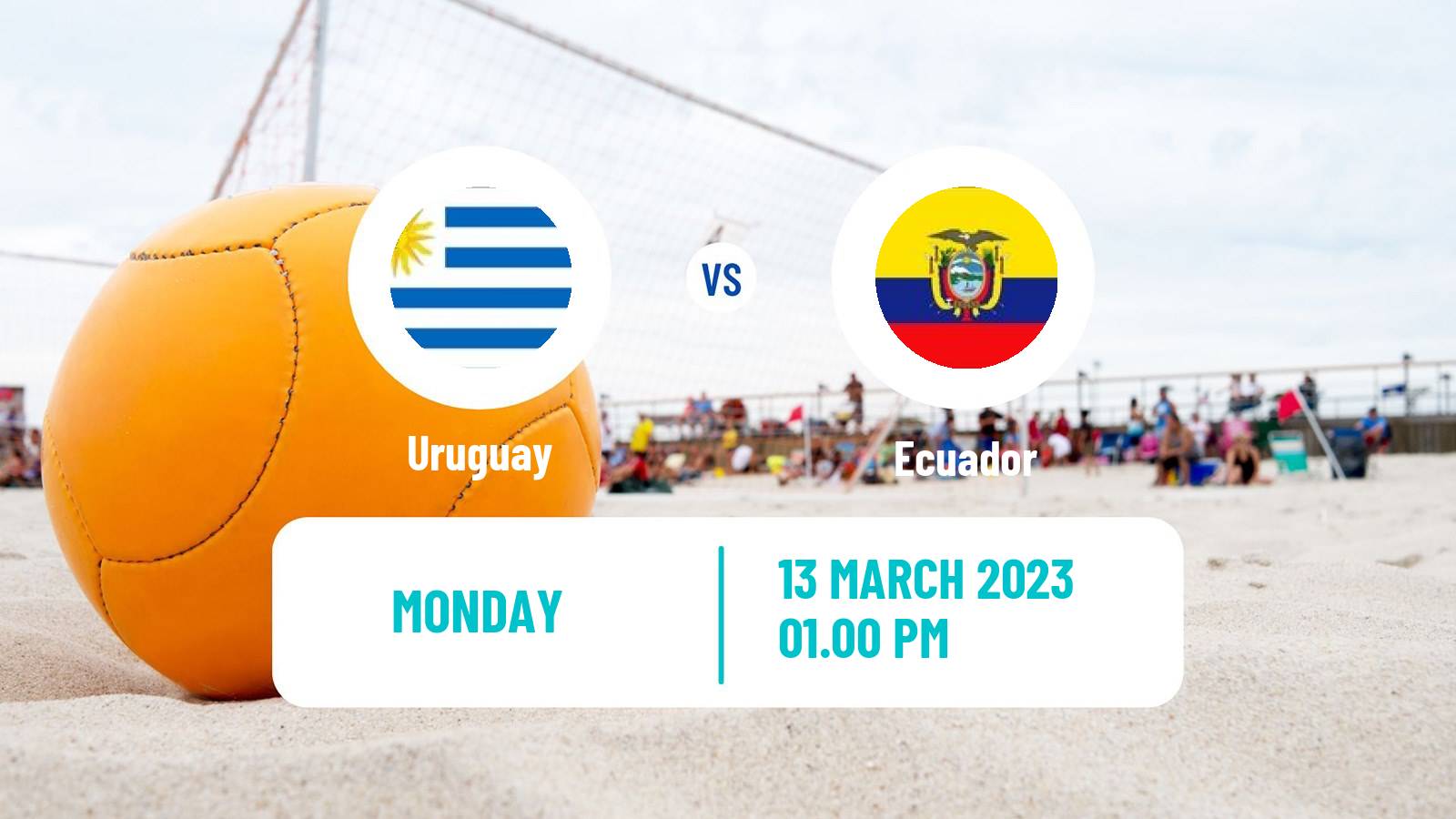 Beach soccer Beach Soccer Uruguay - Ecuador