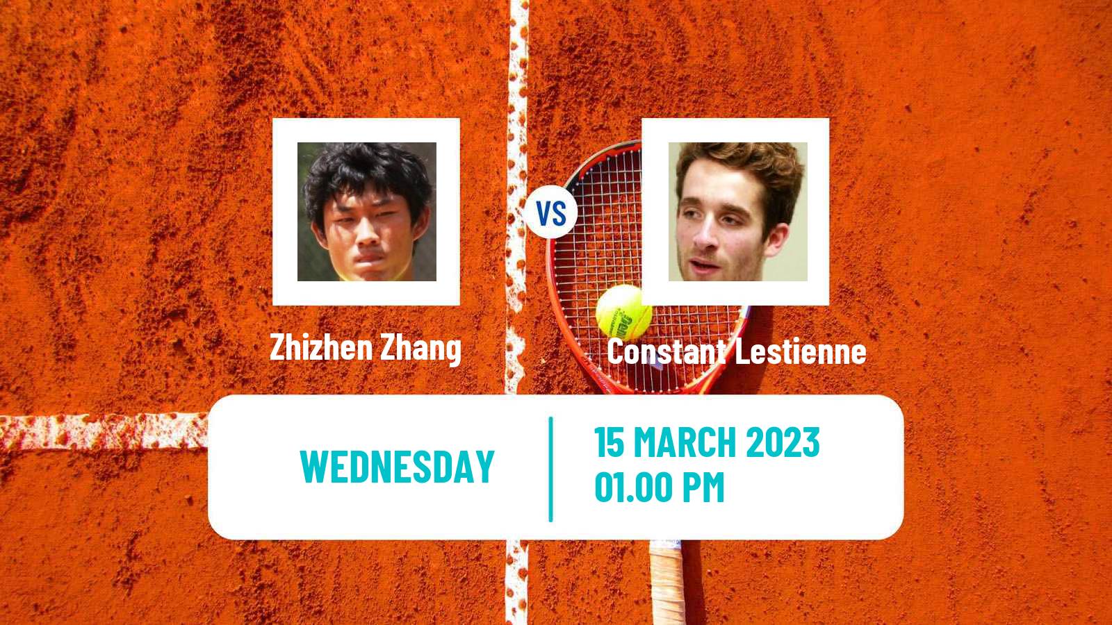 Tennis ATP Challenger Zhizhen Zhang - Constant Lestienne