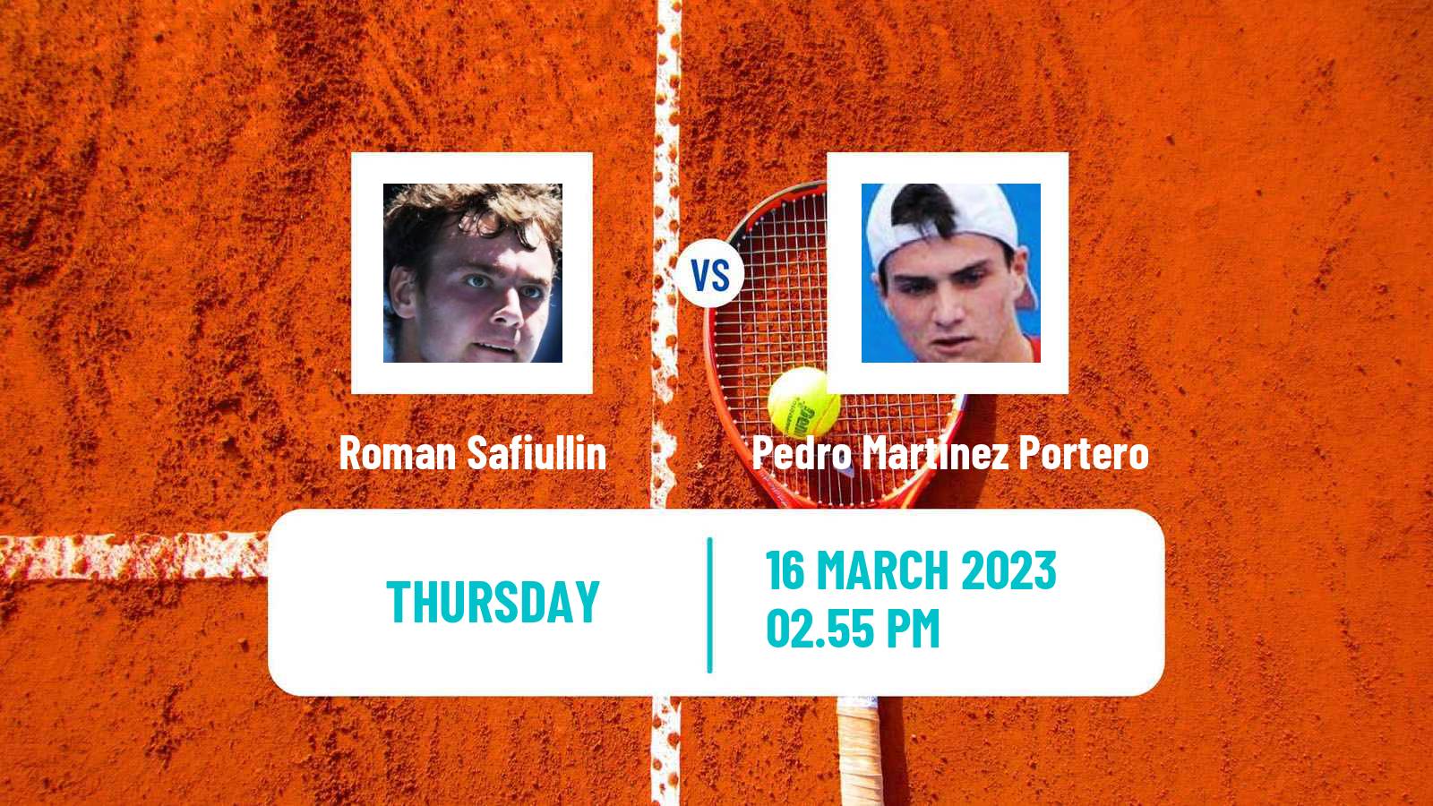 Tennis ATP Challenger Roman Safiullin - Pedro Martinez Portero
