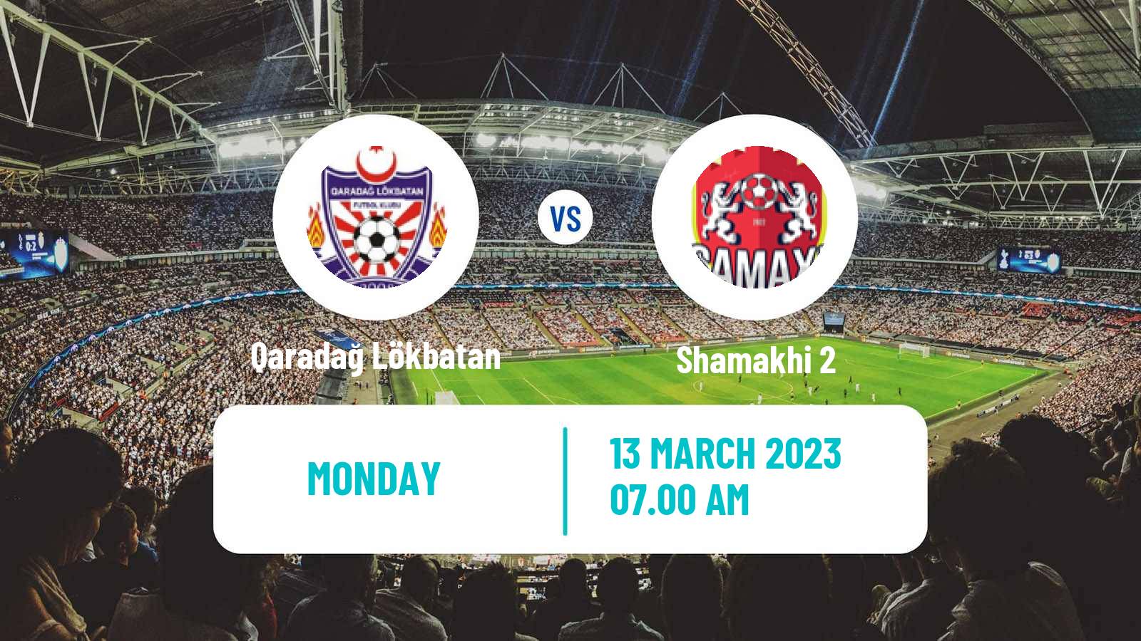 Soccer Azerbaijan First Division Qaradağ Lökbatan - Shamakhi 2