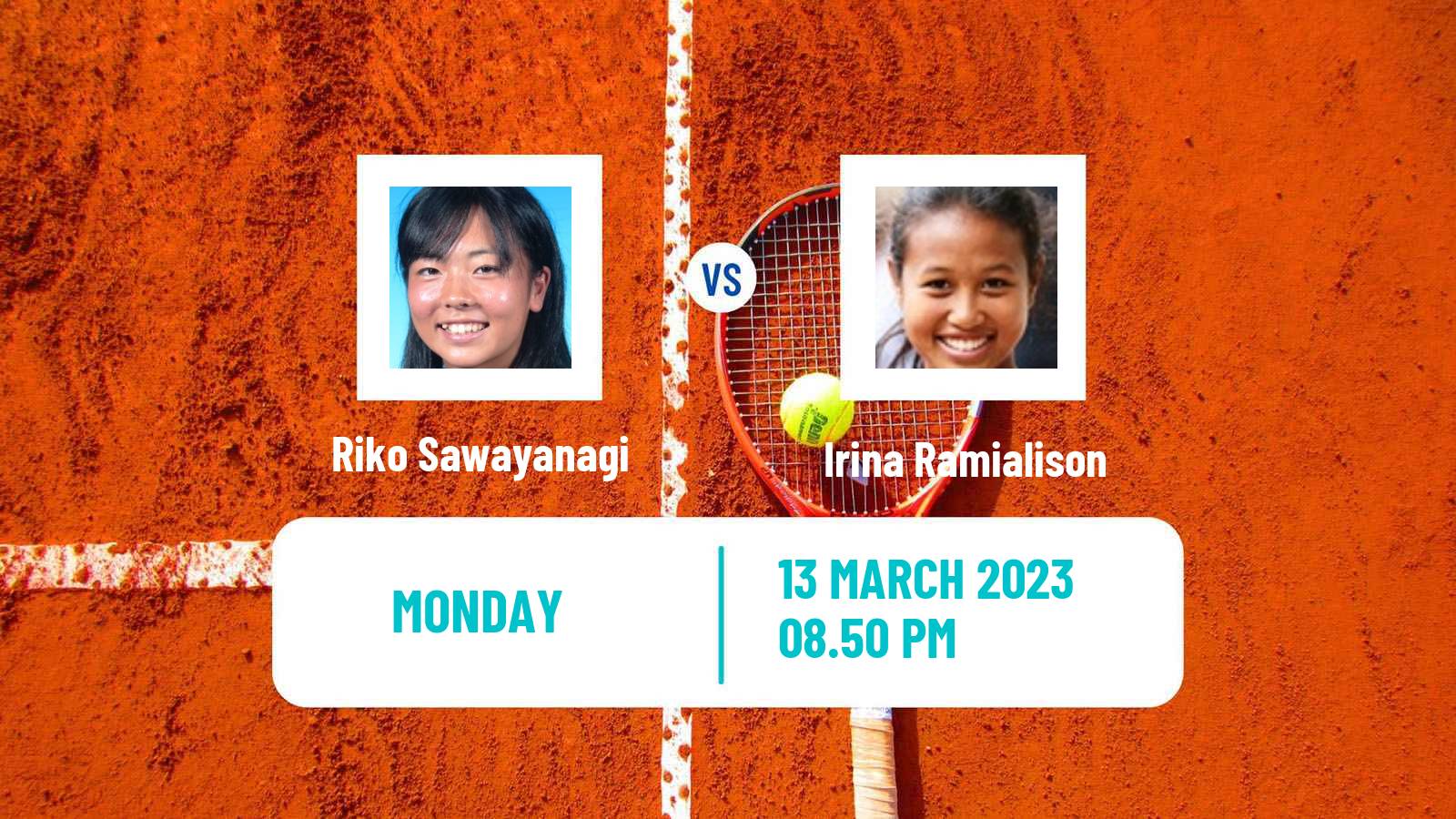 Tennis ITF Tournaments Riko Sawayanagi - Irina Ramialison
