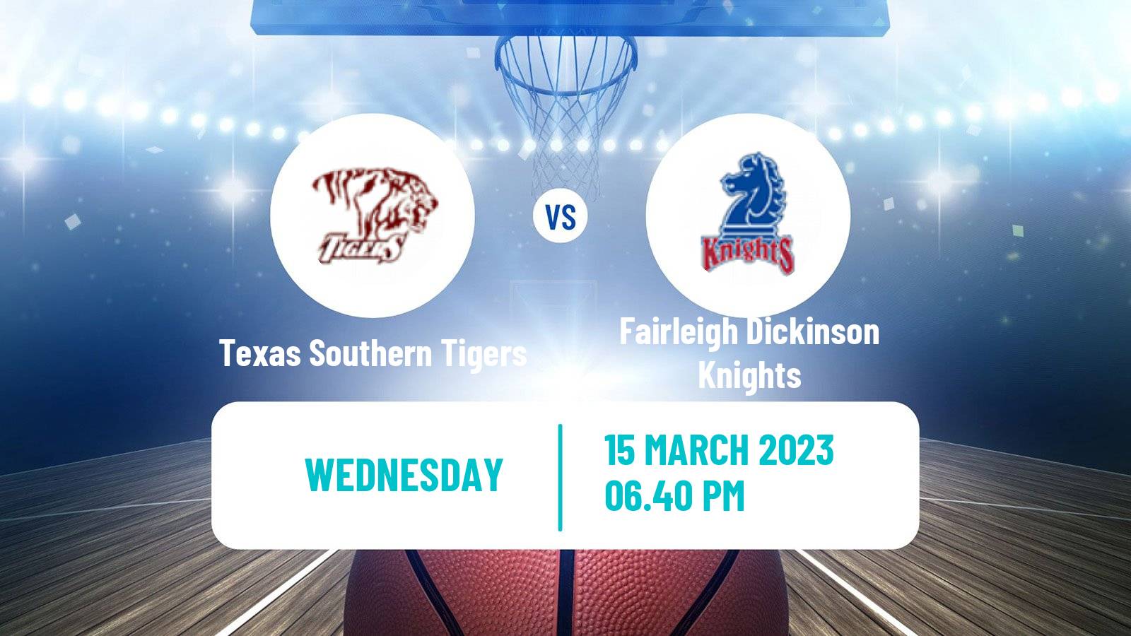 Basketball NCAA College Basketball Texas Southern Tigers - Fairleigh Dickinson Knights