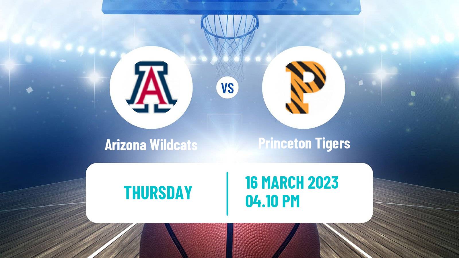 Basketball NCAA College Basketball Arizona Wildcats - Princeton Tigers