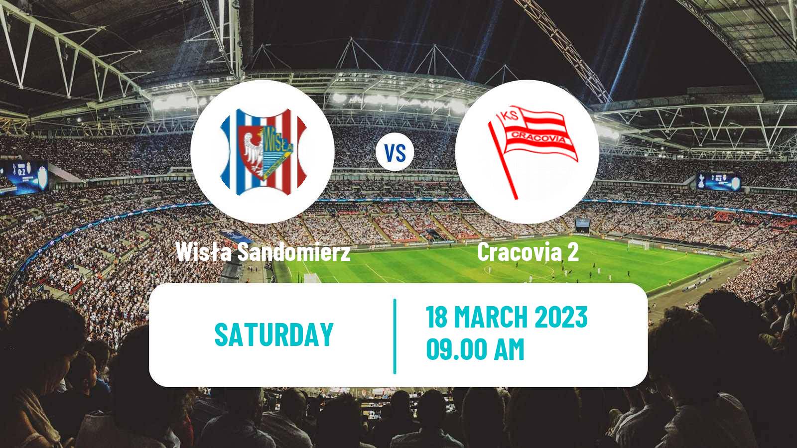 Soccer Polish Division 3 - Group IV Wisła Sandomierz - Cracovia 2