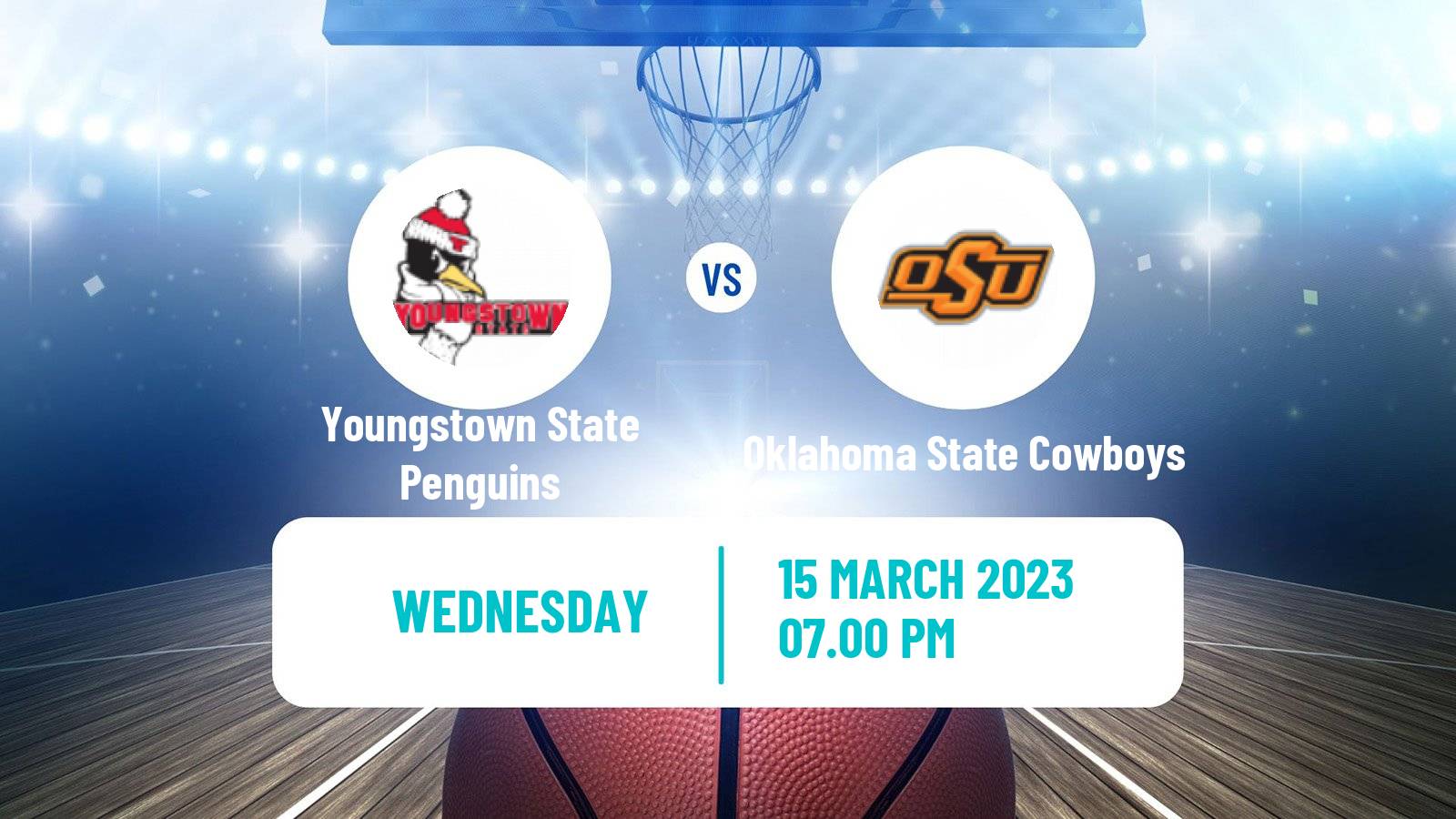 Basketball NIT Youngstown State Penguins - Oklahoma State Cowboys