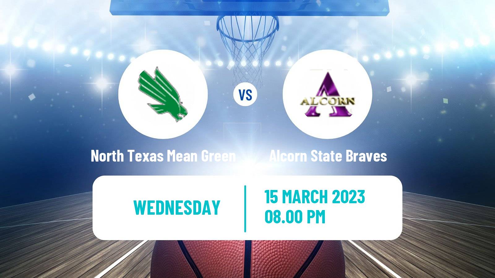 Basketball NIT North Texas Mean Green - Alcorn State Braves