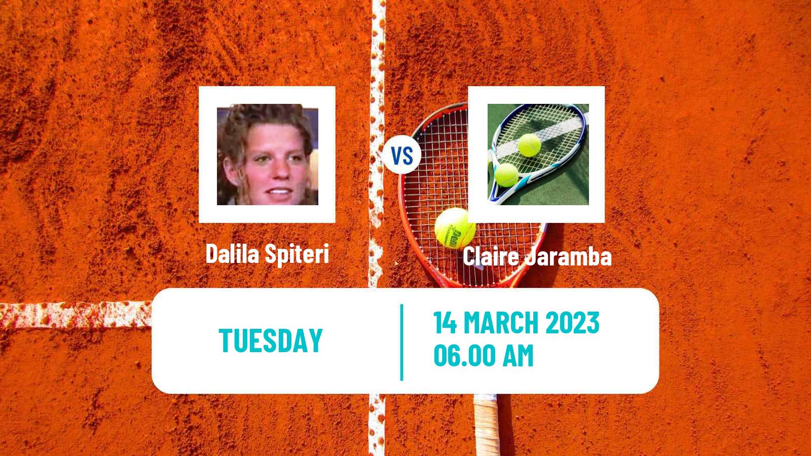 Tennis ITF Tournaments Dalila Spiteri - Claire Jaramba