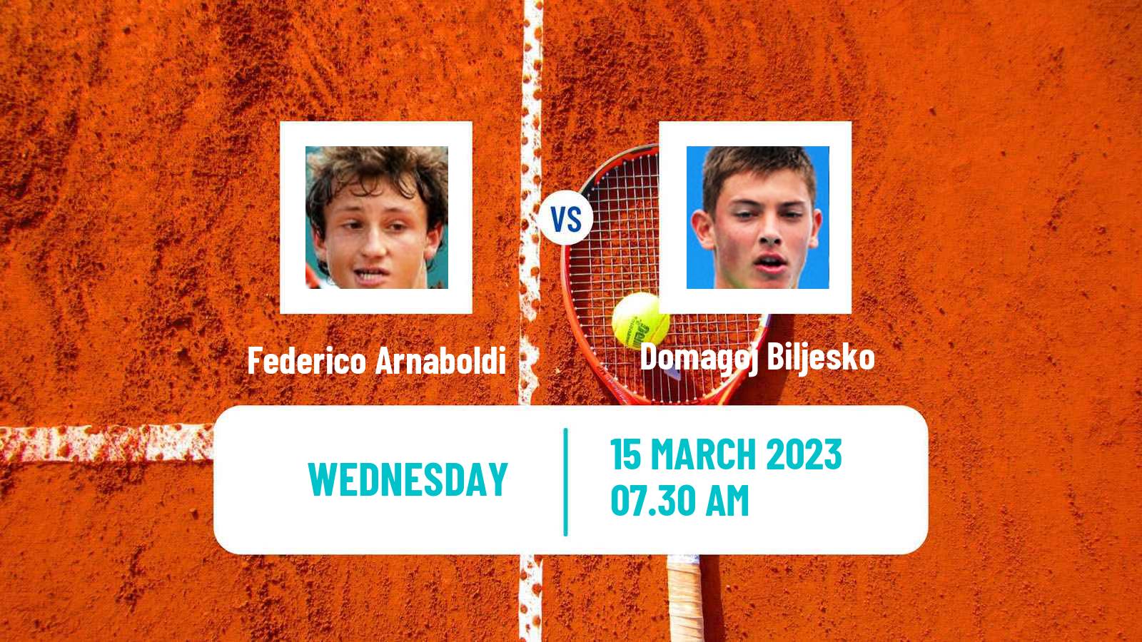 Tennis ITF Tournaments Federico Arnaboldi - Domagoj Biljesko