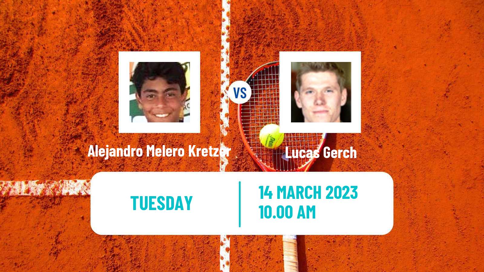 Tennis ITF Tournaments Alejandro Melero Kretzer - Lucas Gerch