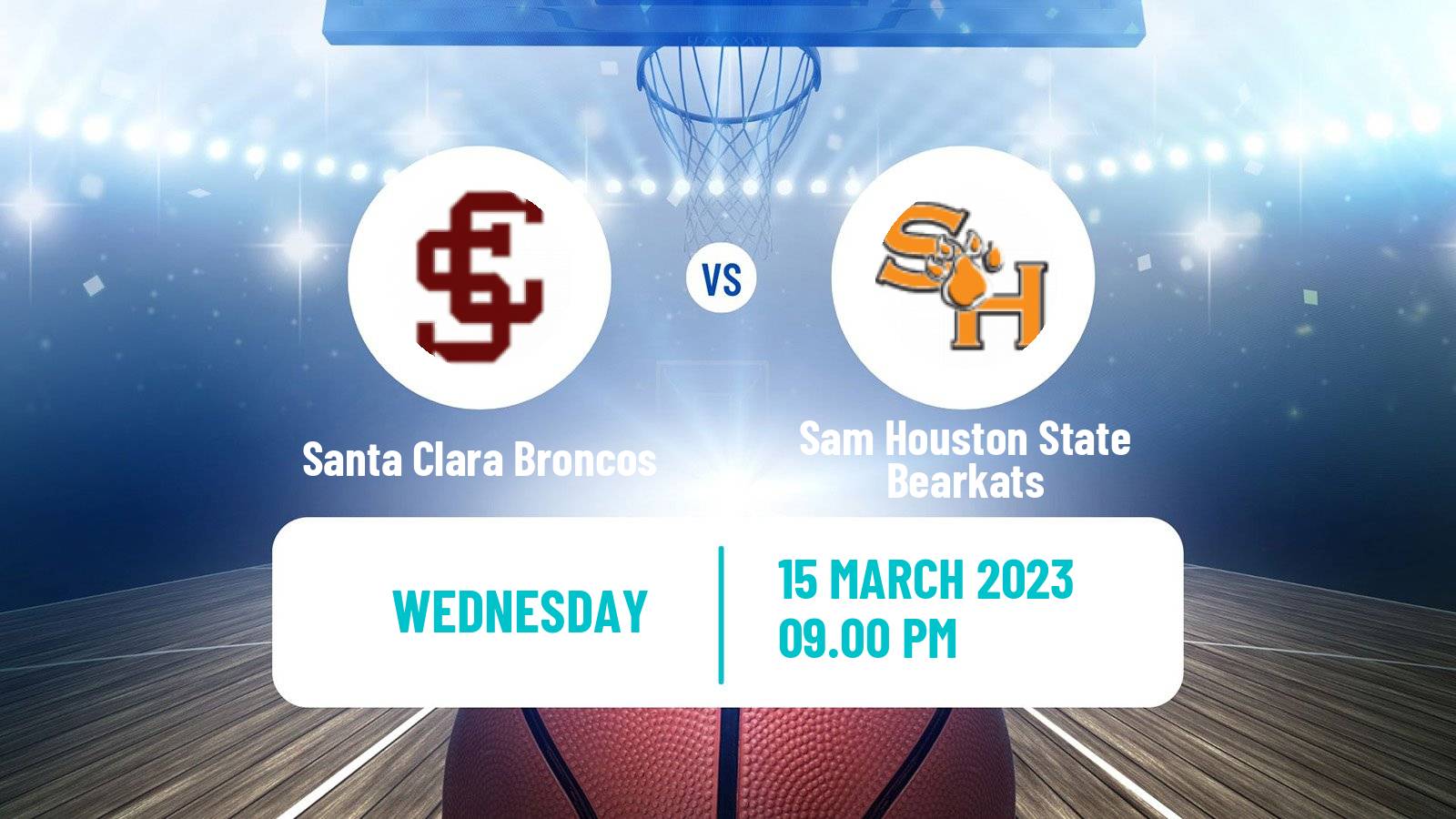 Basketball NIT Santa Clara Broncos - Sam Houston State Bearkats