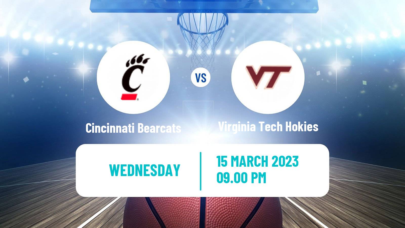 Basketball NIT Cincinnati Bearcats - Virginia Tech Hokies