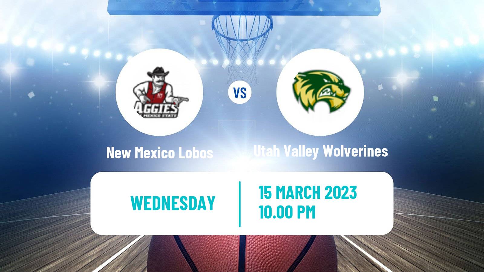 Basketball NIT New Mexico Lobos - Utah Valley Wolverines