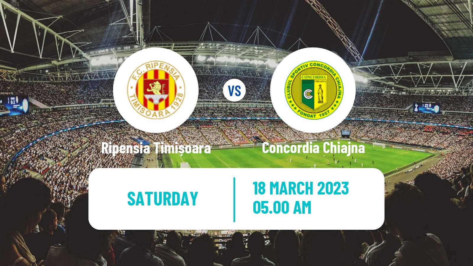 Soccer Romanian Division 2 Ripensia Timișoara - Concordia Chiajna