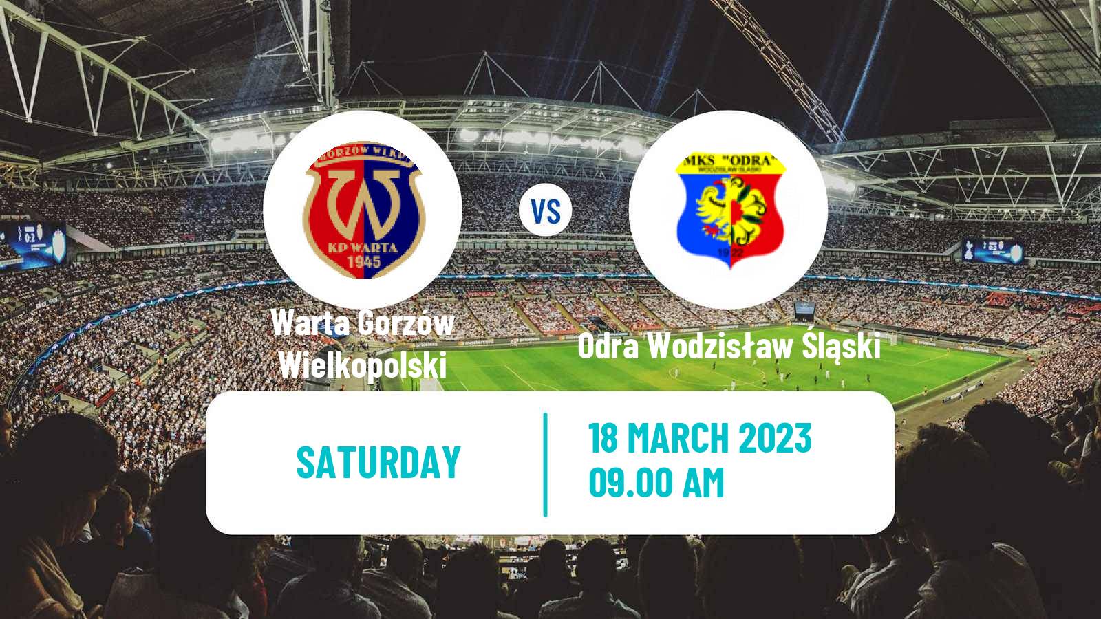 Soccer Polish Division 3 - Group III Warta Gorzów Wielkopolski - Odra Wodzisław Śląski