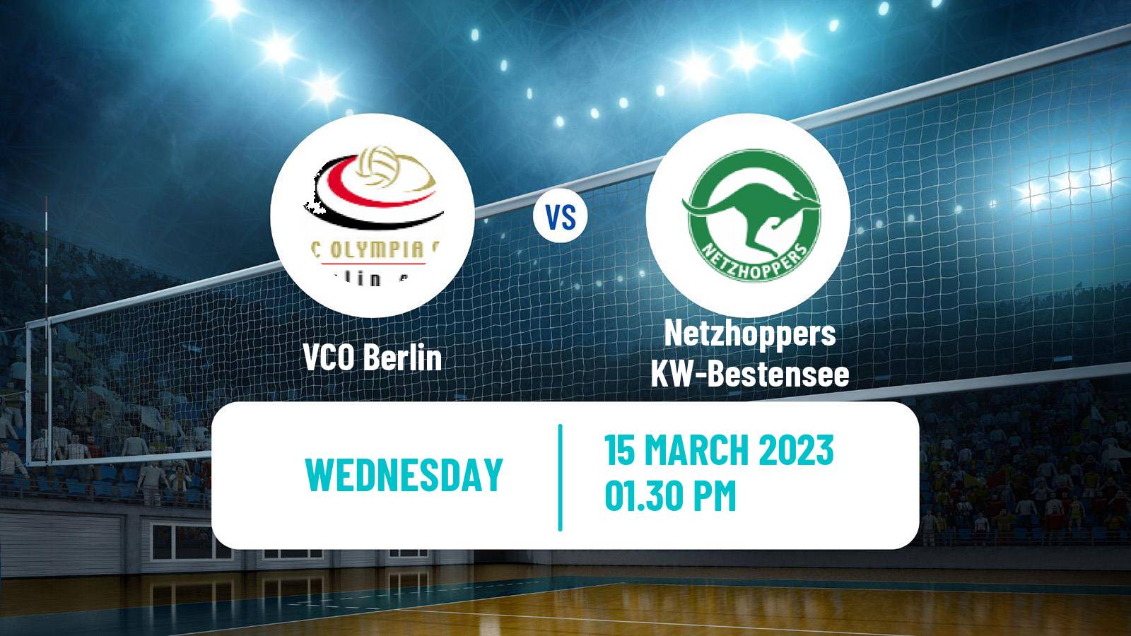 Volleyball German Bundesliga Volleyball VCO Berlin - Netzhoppers KW-Bestensee