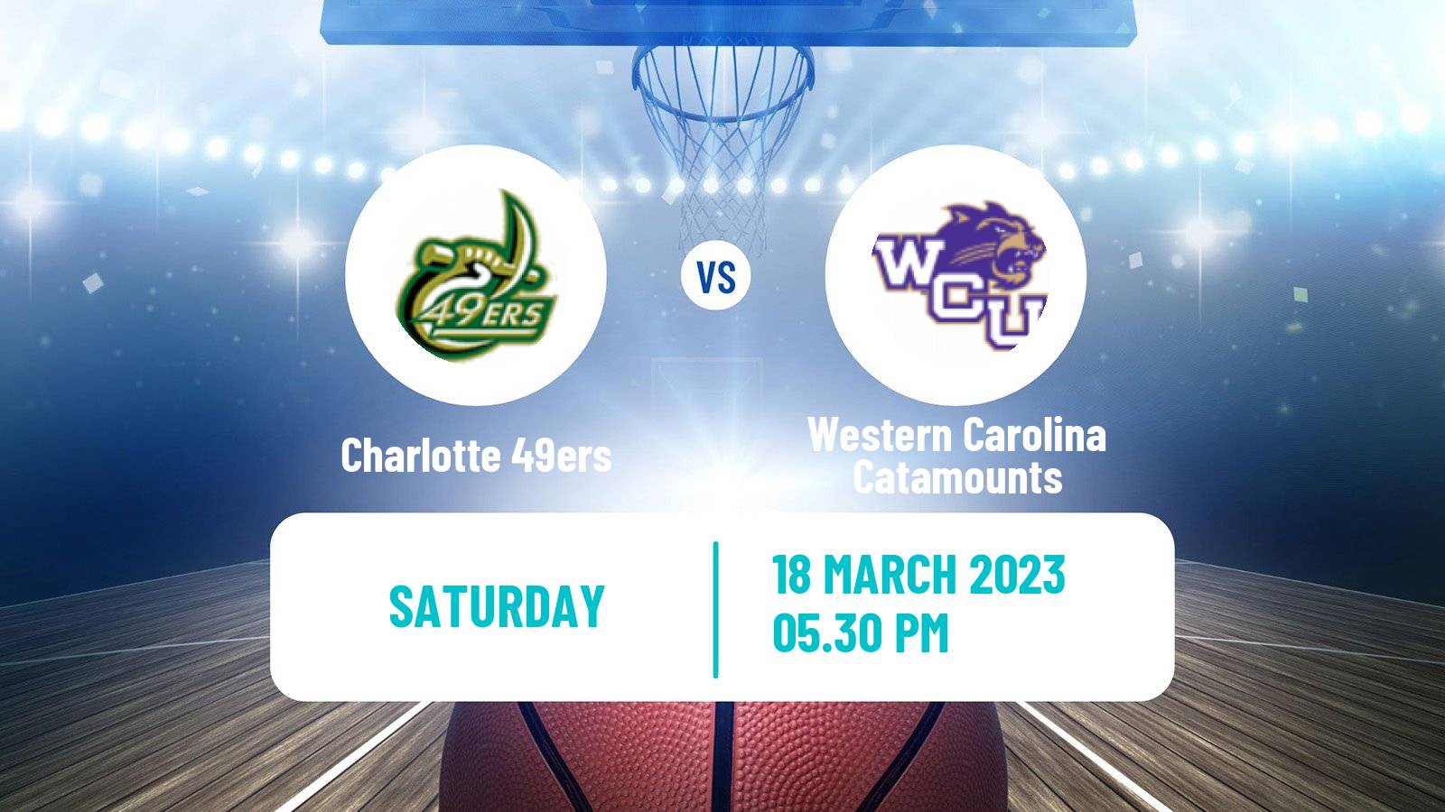 Basketball CBI Charlotte 49ers - Western Carolina Catamounts