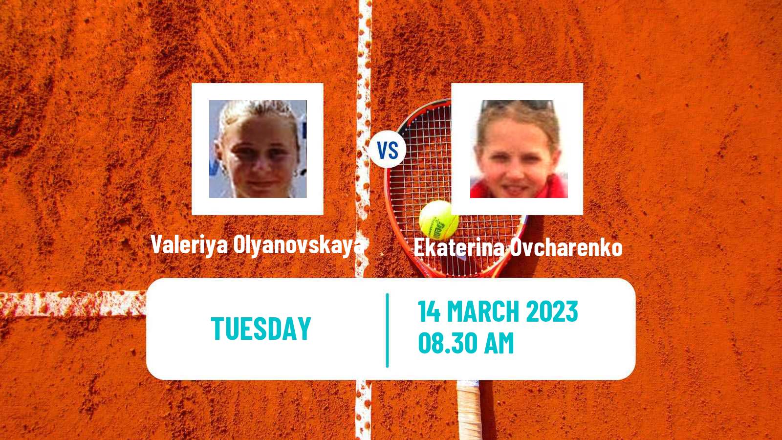 Tennis ITF Tournaments Valeriya Olyanovskaya - Ekaterina Ovcharenko