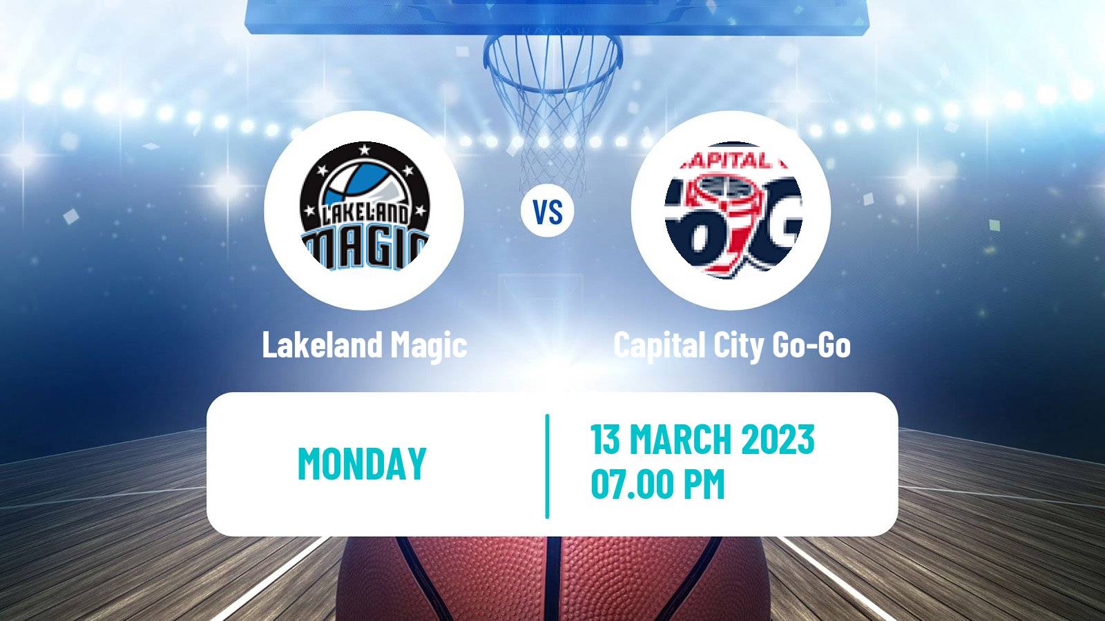 Basketball NBA G-League Lakeland Magic - Capital City Go-Go