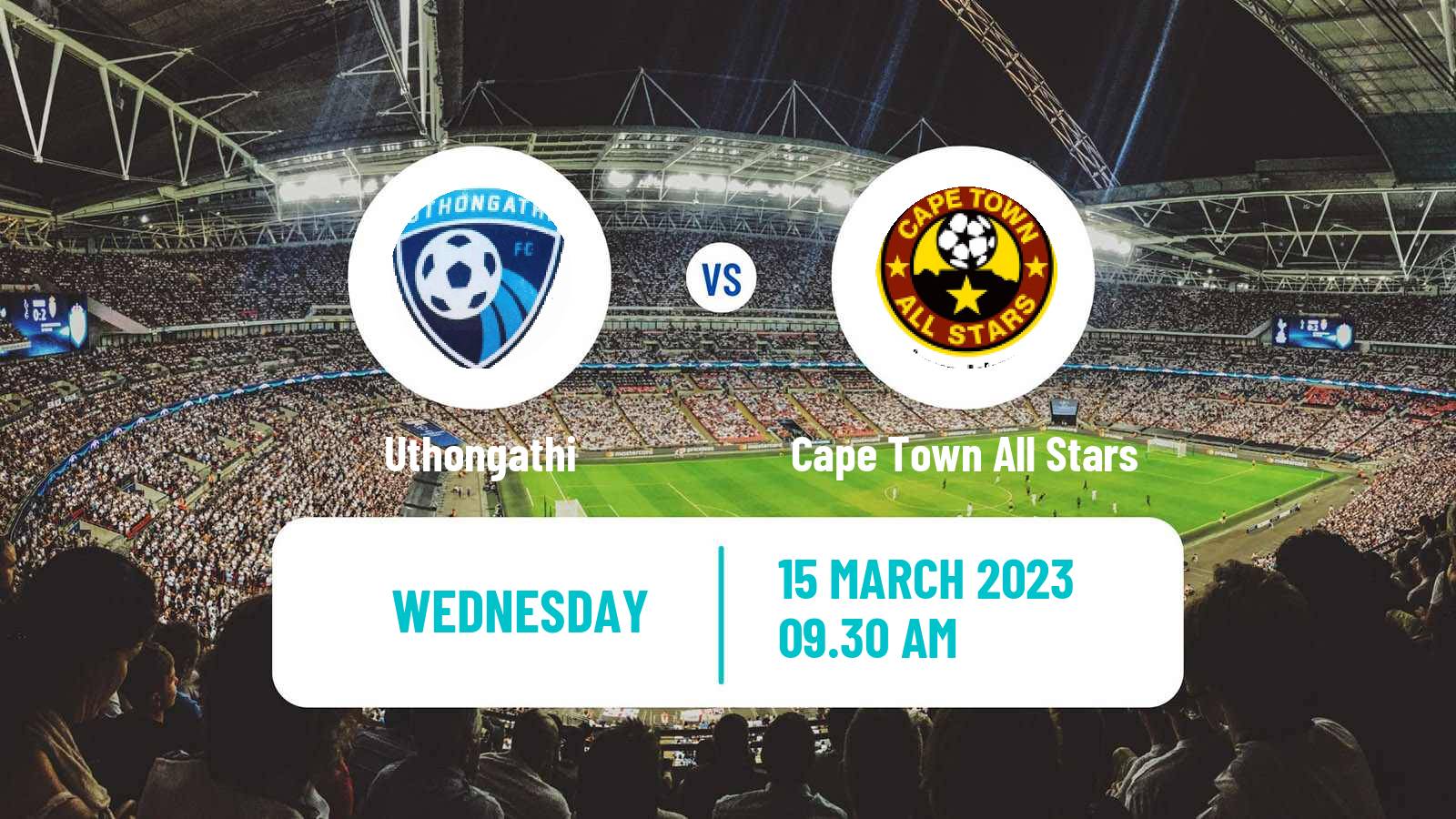 Soccer South African First Division Uthongathi - Cape Town All Stars
