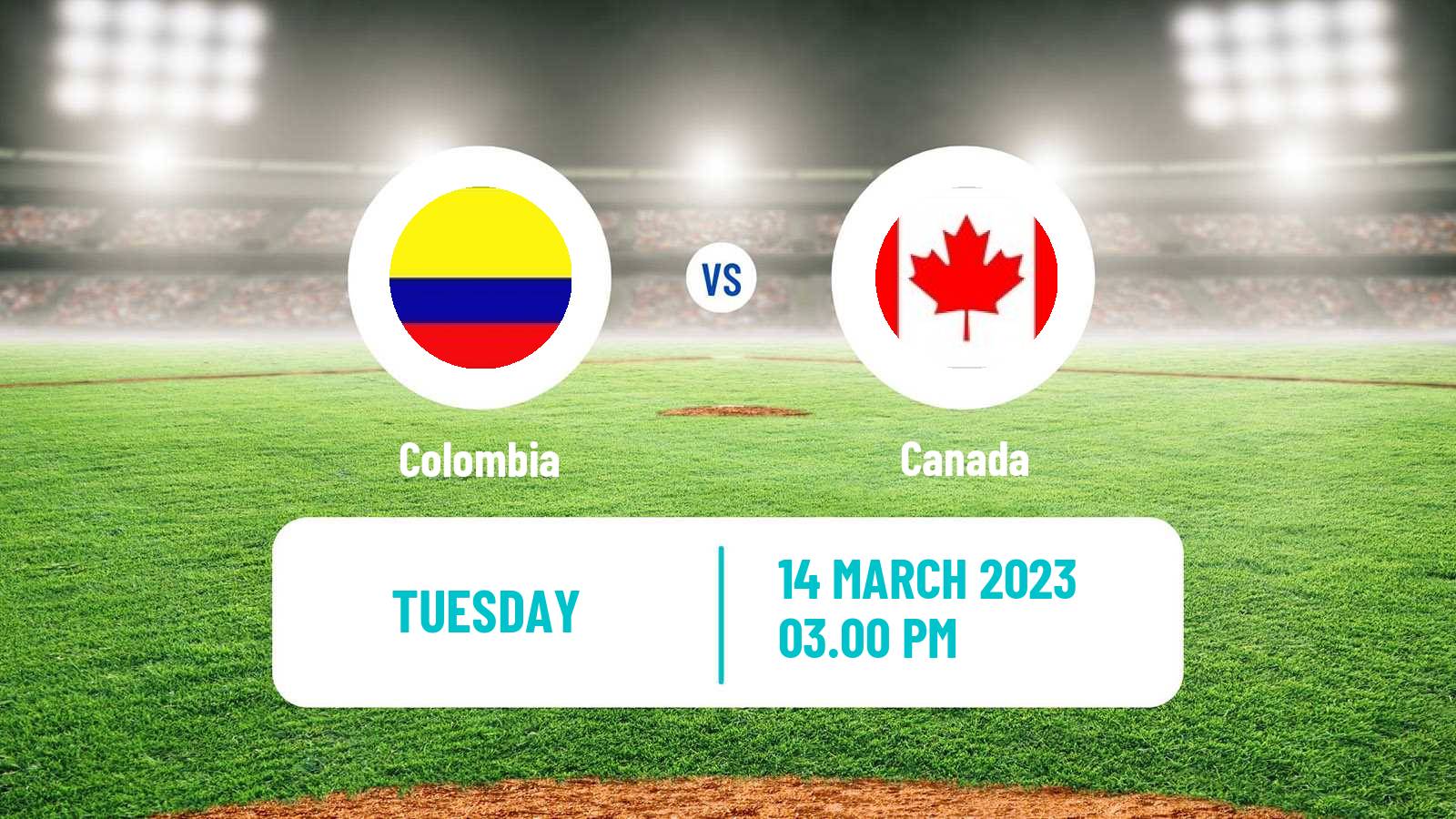 Baseball World Baseball Classic Colombia - Canada