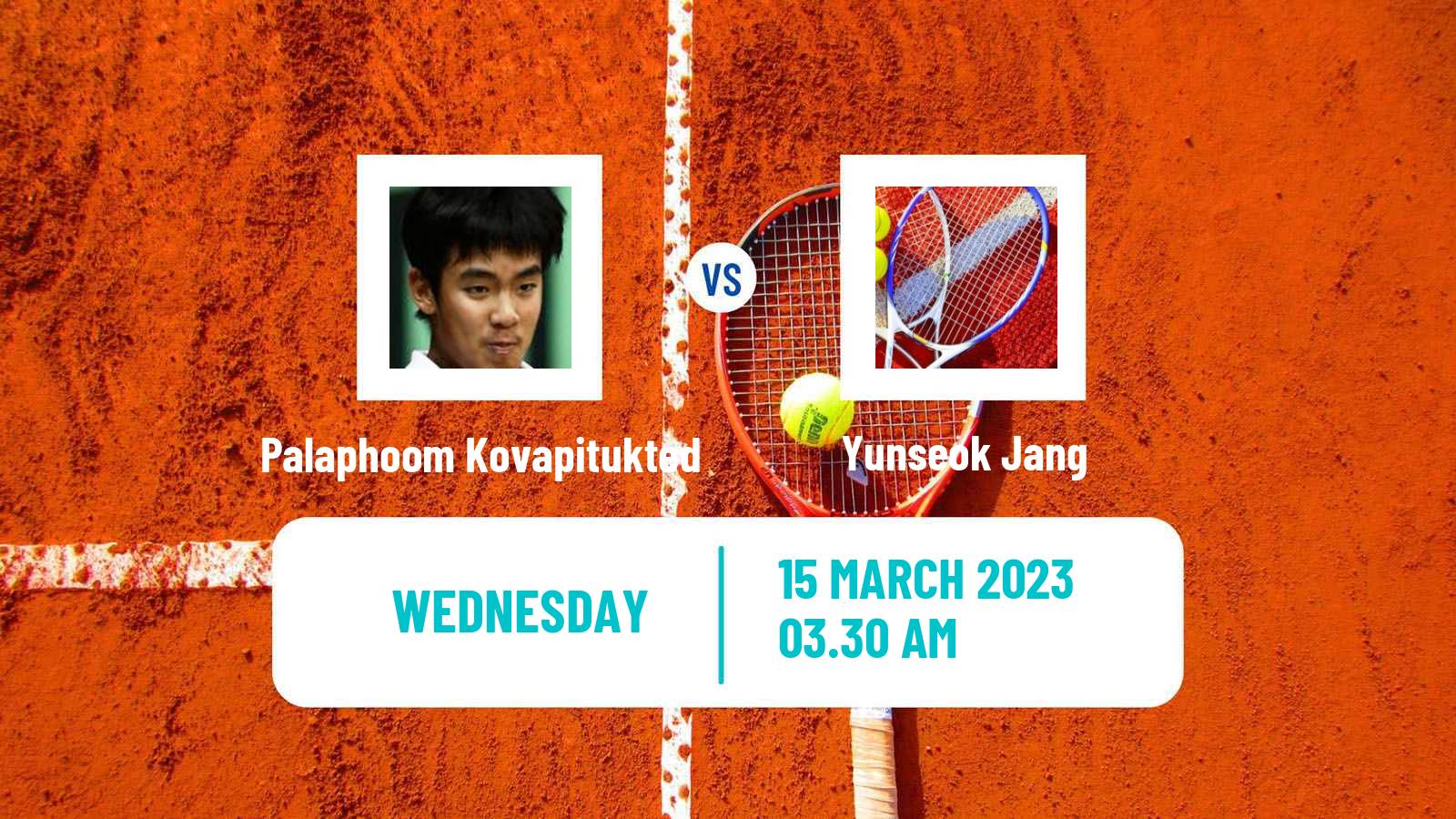 Tennis ITF Tournaments Palaphoom Kovapitukted - Yunseok Jang