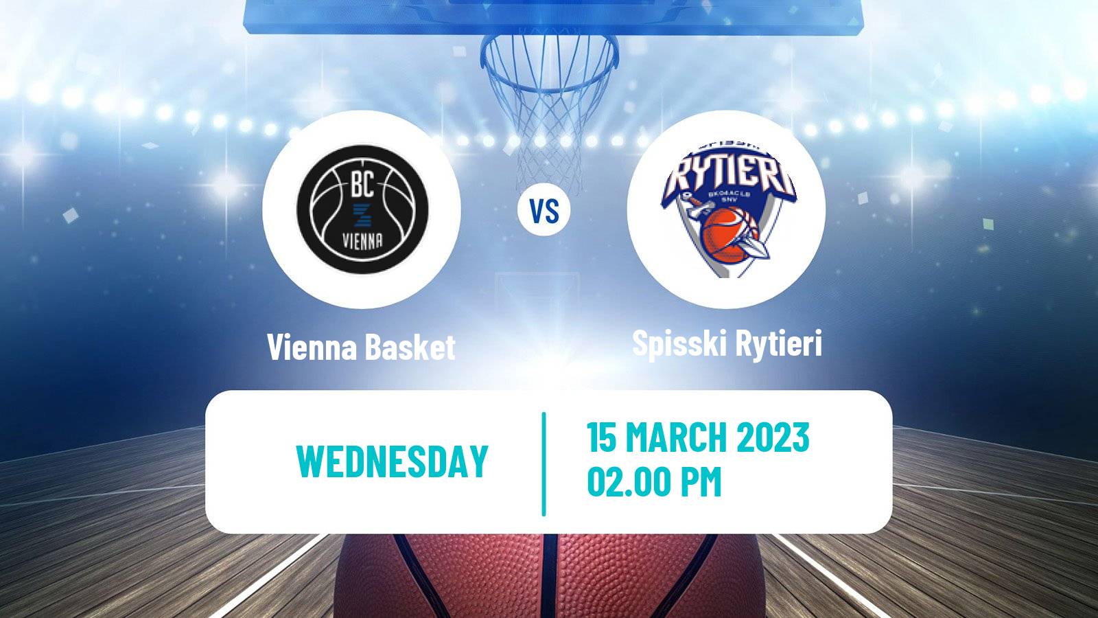 Basketball Alpe Adria Cup Vienna Basket - Spisski Rytieri