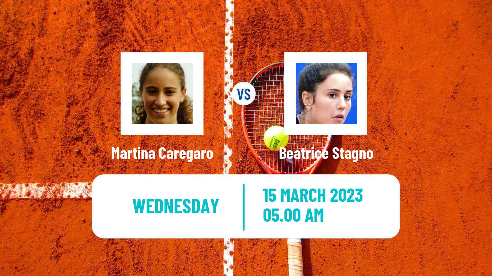 Tennis ITF Tournaments Martina Caregaro - Beatrice Stagno