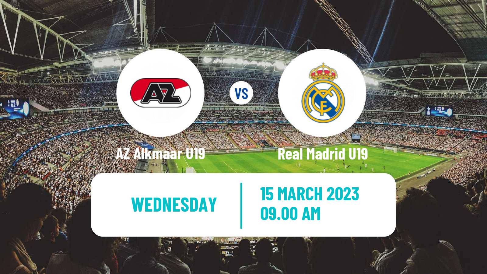 Soccer UEFA Youth League AZ Alkmaar U19 - Real Madrid U19