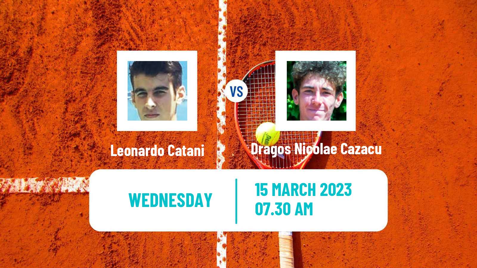 Tennis ITF Tournaments Leonardo Catani - Dragos Nicolae Cazacu