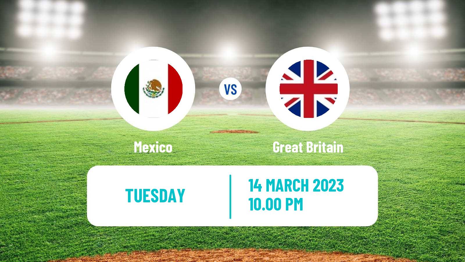 Baseball World Baseball Classic Mexico - Great Britain