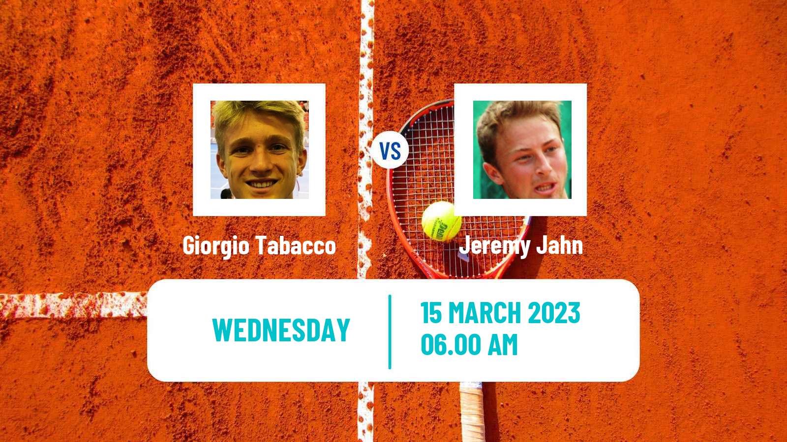 Tennis ITF Tournaments Giorgio Tabacco - Jeremy Jahn