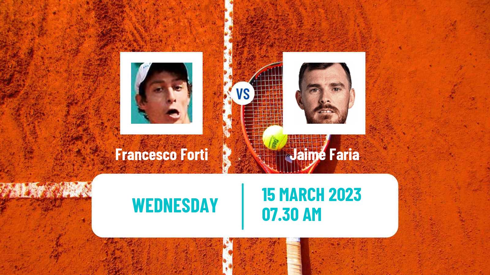 Tennis ITF Tournaments Francesco Forti - Jaime Faria