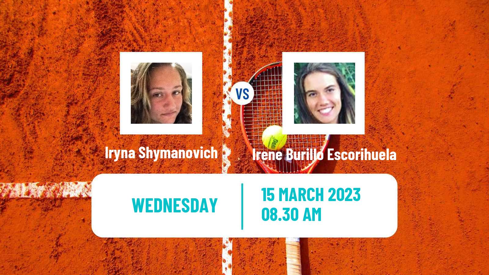 Tennis ITF Tournaments Iryna Shymanovich - Irene Burillo Escorihuela
