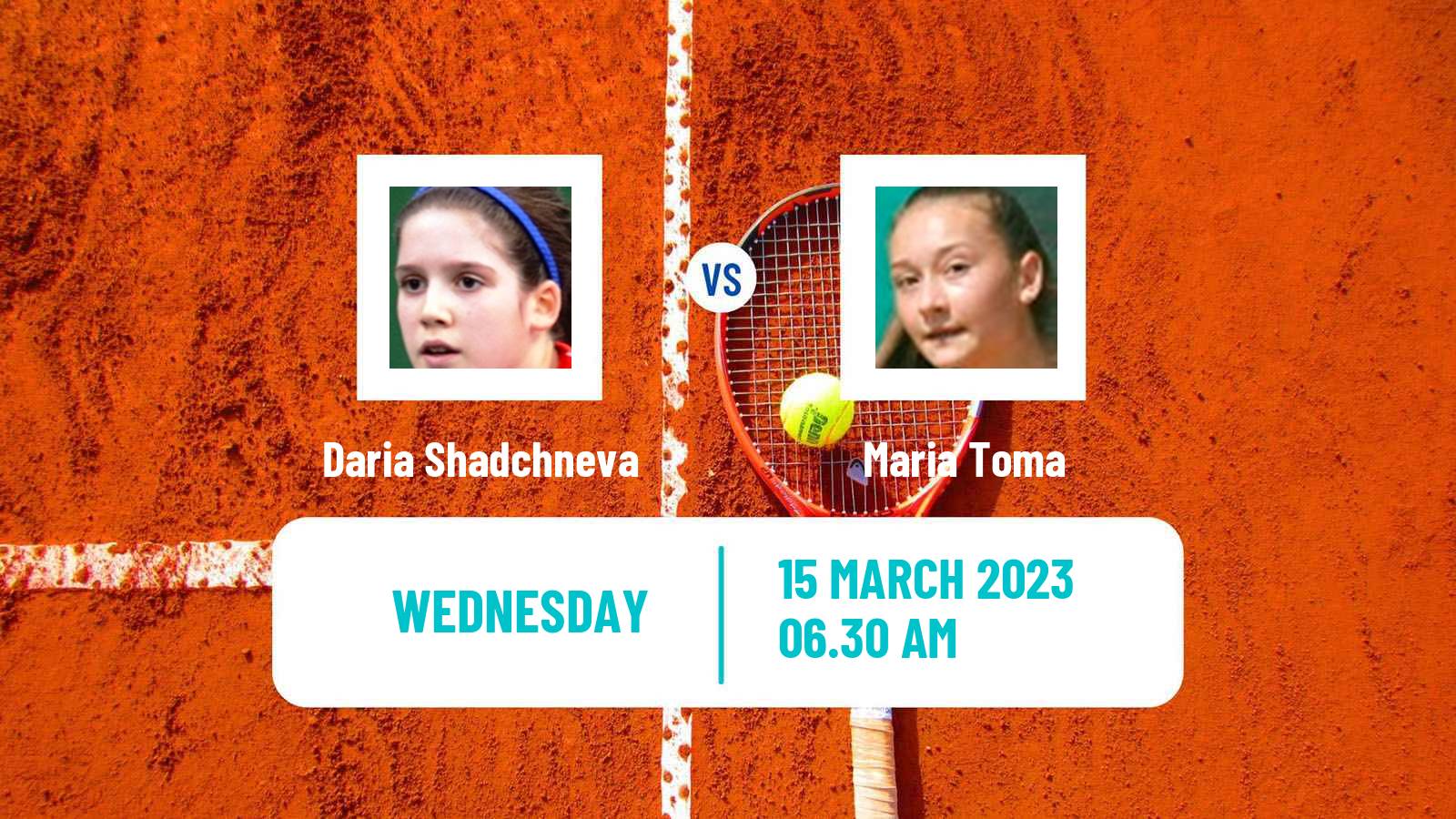 Tennis ITF Tournaments Daria Shadchneva - Maria Toma