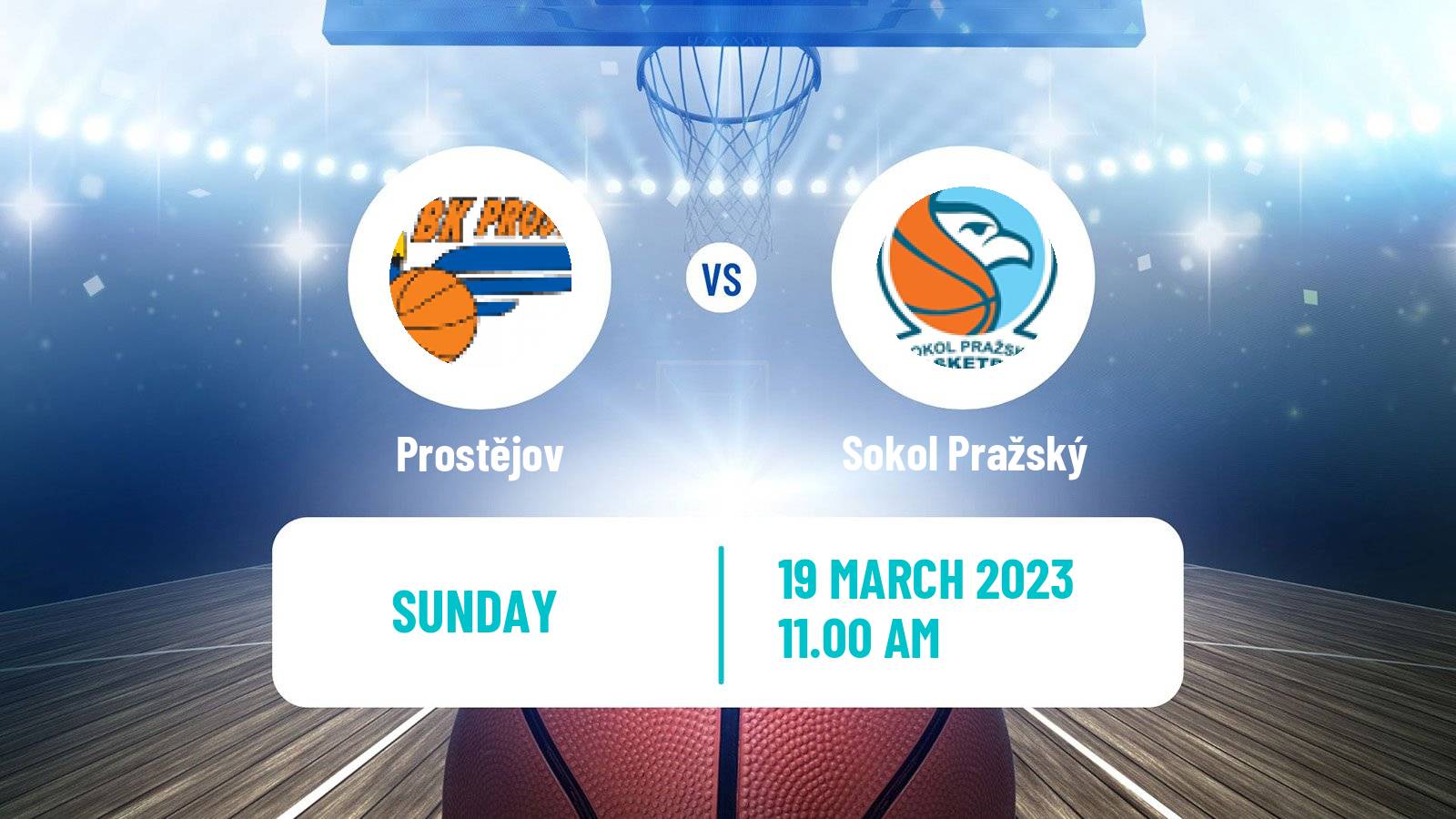 Basketball Czech 1 Liga Basketball Prostějov - Sokol Pražský