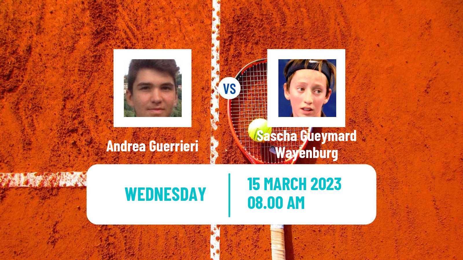 Tennis ITF Tournaments Andrea Guerrieri - Sascha Gueymard Wayenburg
