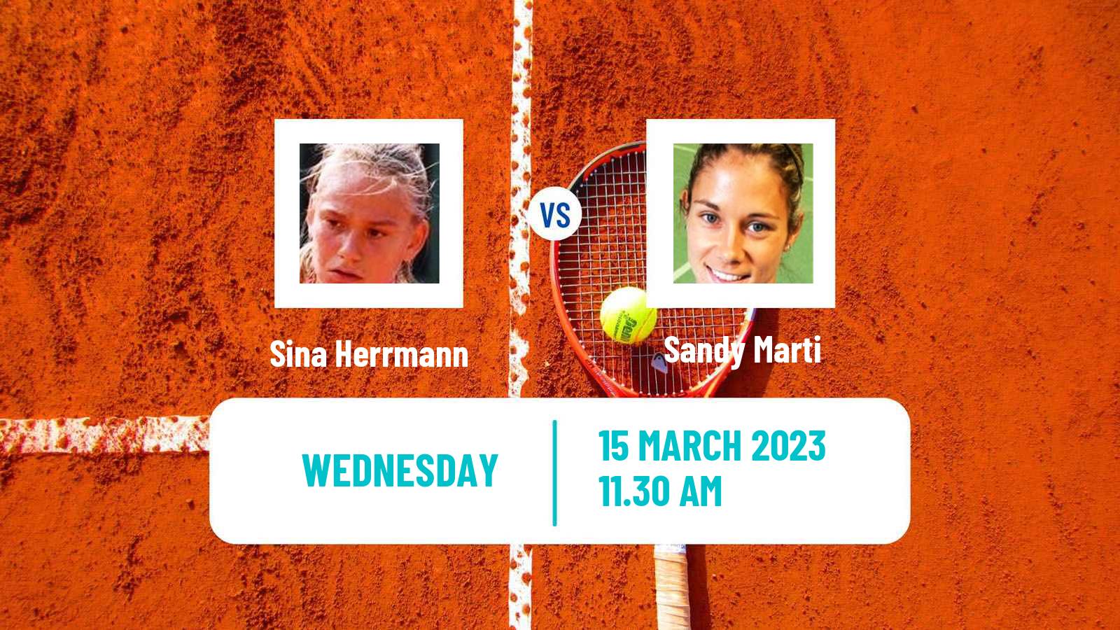 Tennis ITF Tournaments Sina Herrmann - Sandy Marti