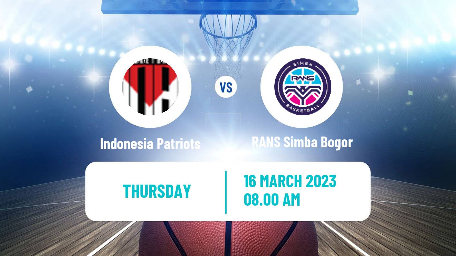 Basketball Indonesian IBL Indonesia Patriots - RANS Simba Bogor