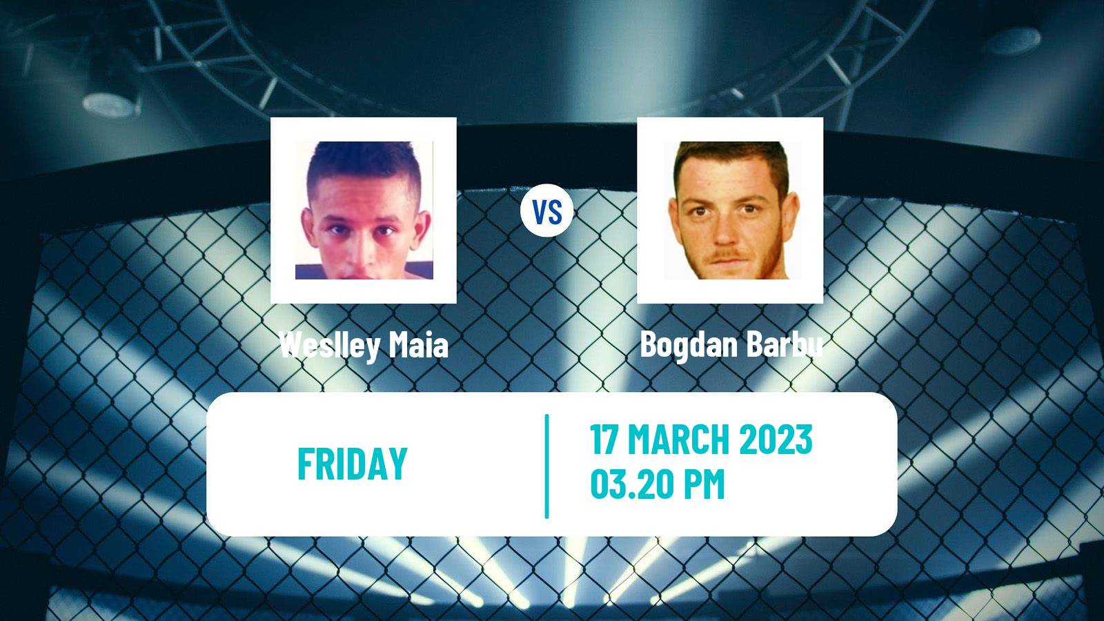 MMA MMA Weslley Maia - Bogdan Barbu