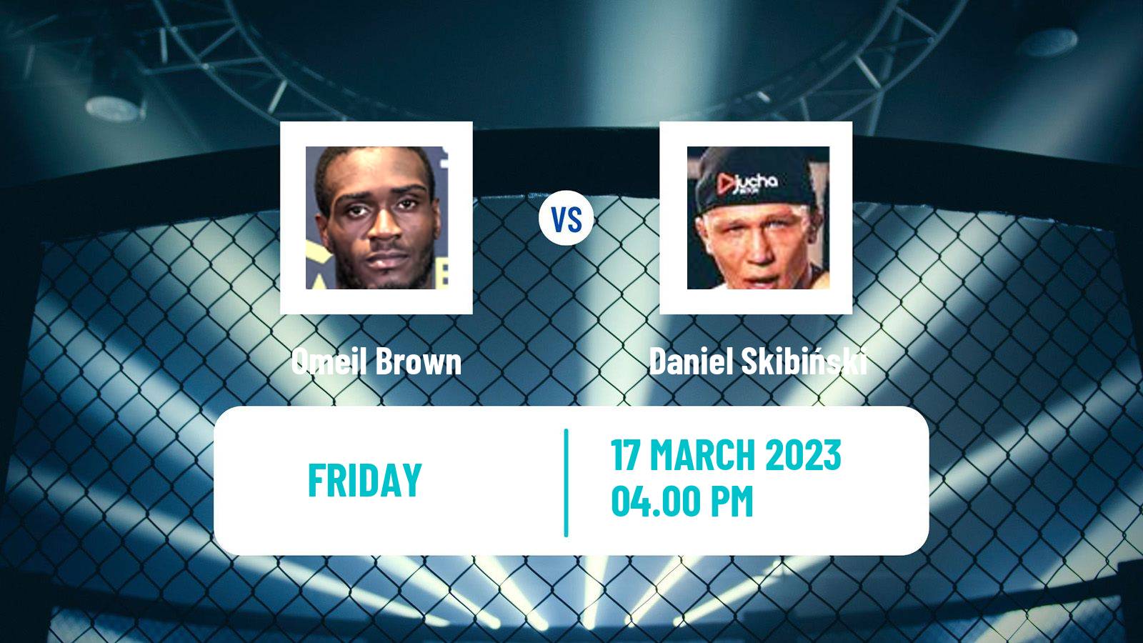 MMA MMA Omeil Brown - Daniel Skibiński