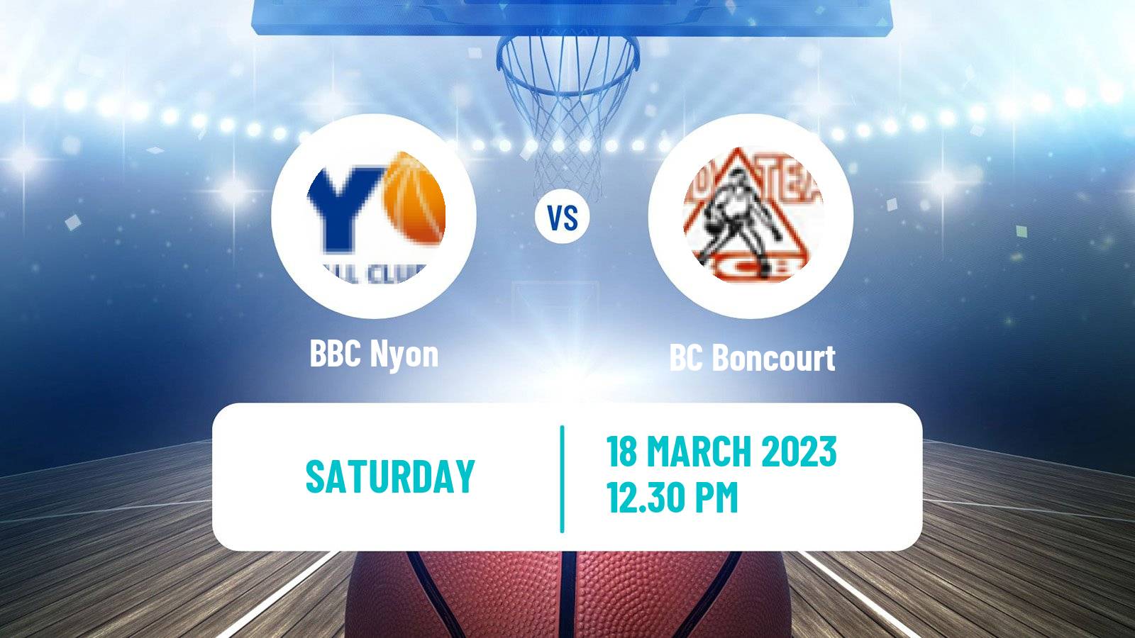 Basketball Swiss SB League Basketball BBC Nyon - Boncourt