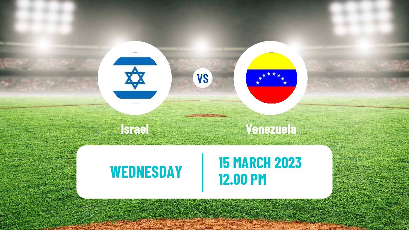 Baseball World Baseball Classic Israel - Venezuela