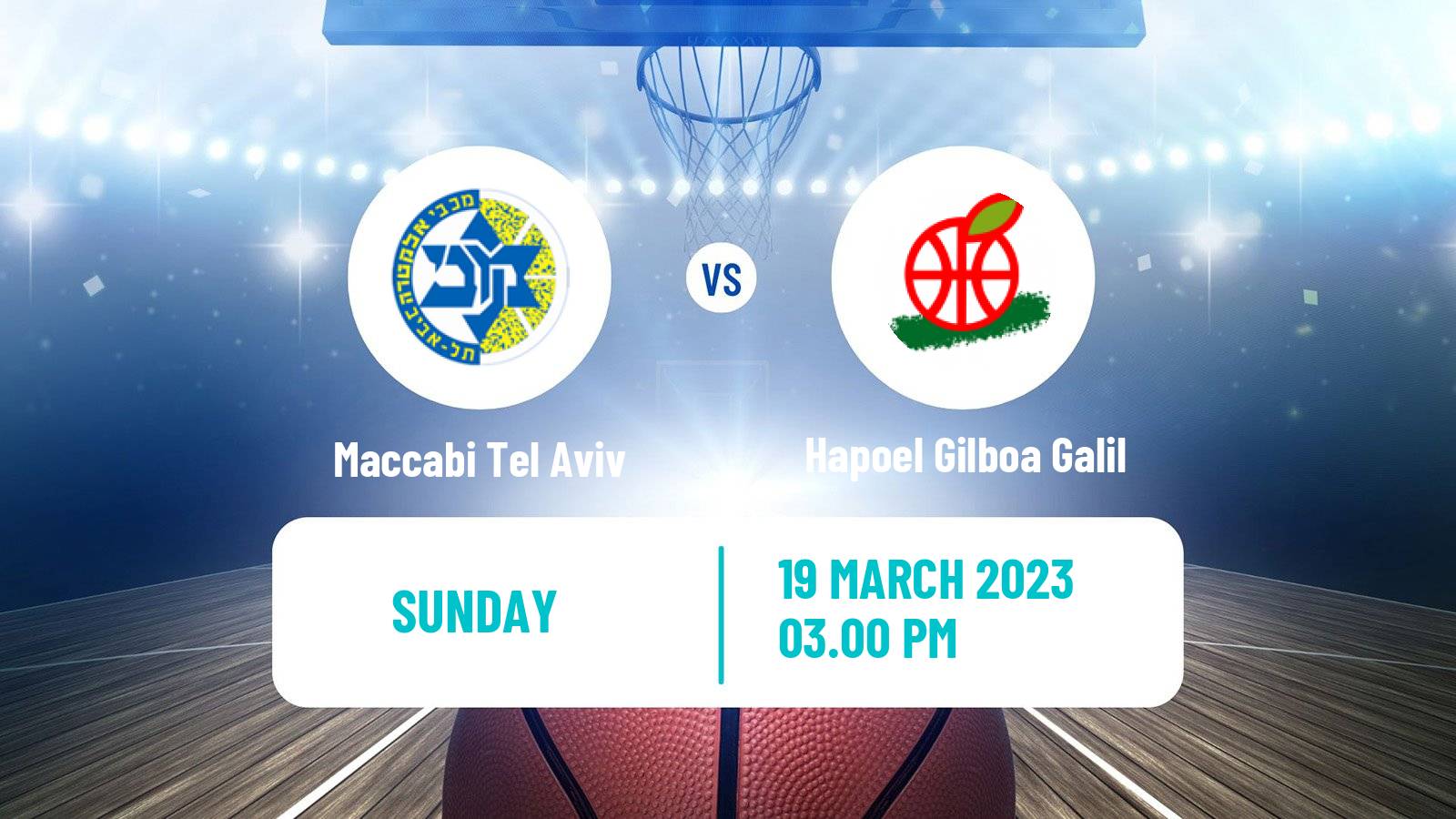 Basketball Israeli Basketball Super League Maccabi Tel Aviv - Hapoel Gilboa Galil