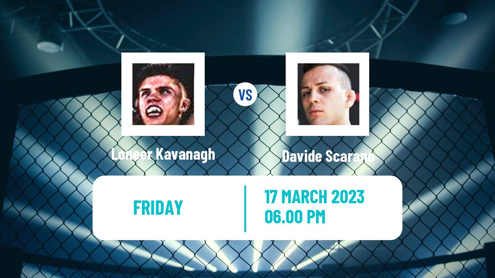 MMA MMA Loneer Kavanagh - Davide Scarano