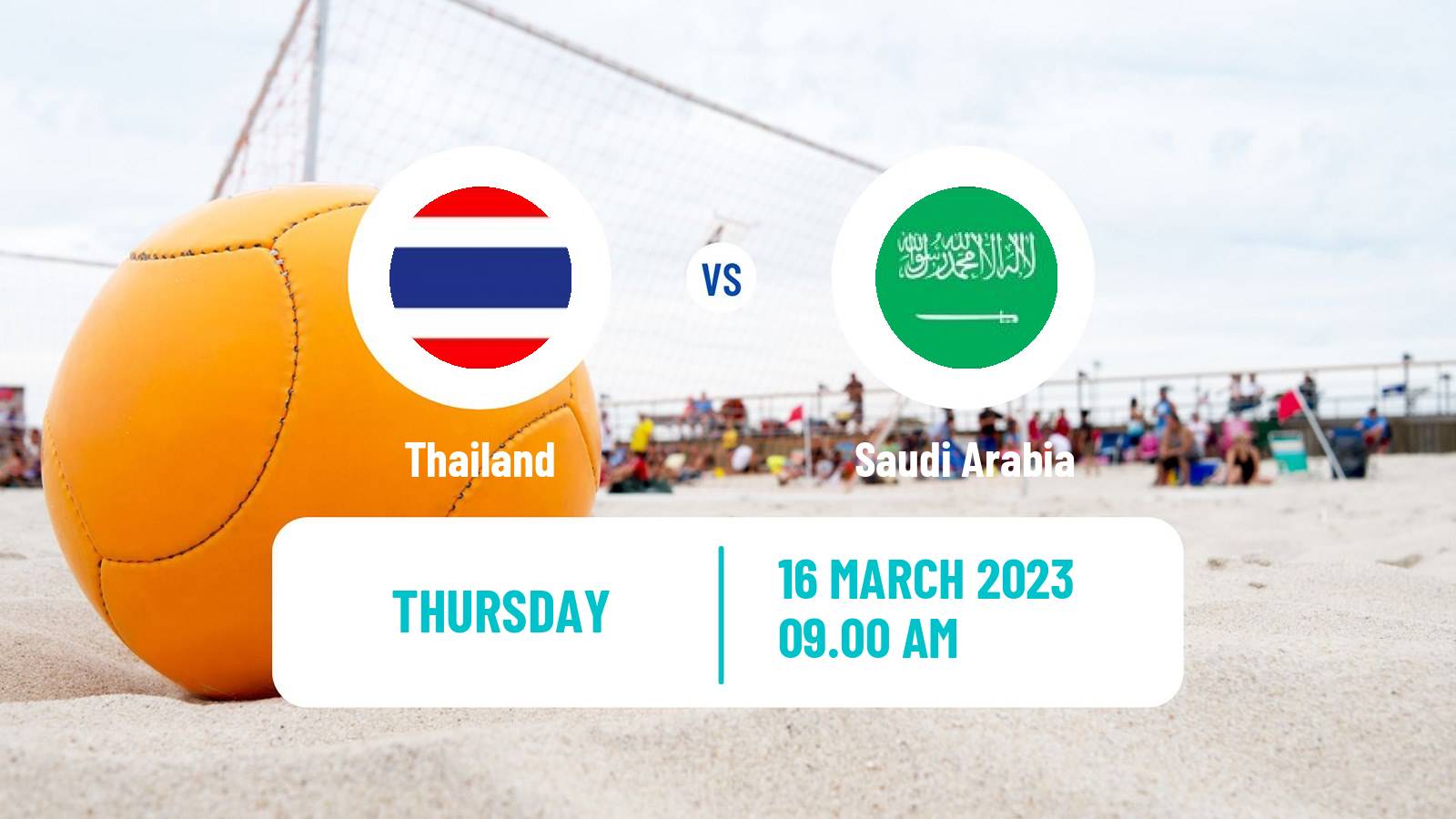 Beach soccer Beach Soccer Thailand - Saudi Arabia