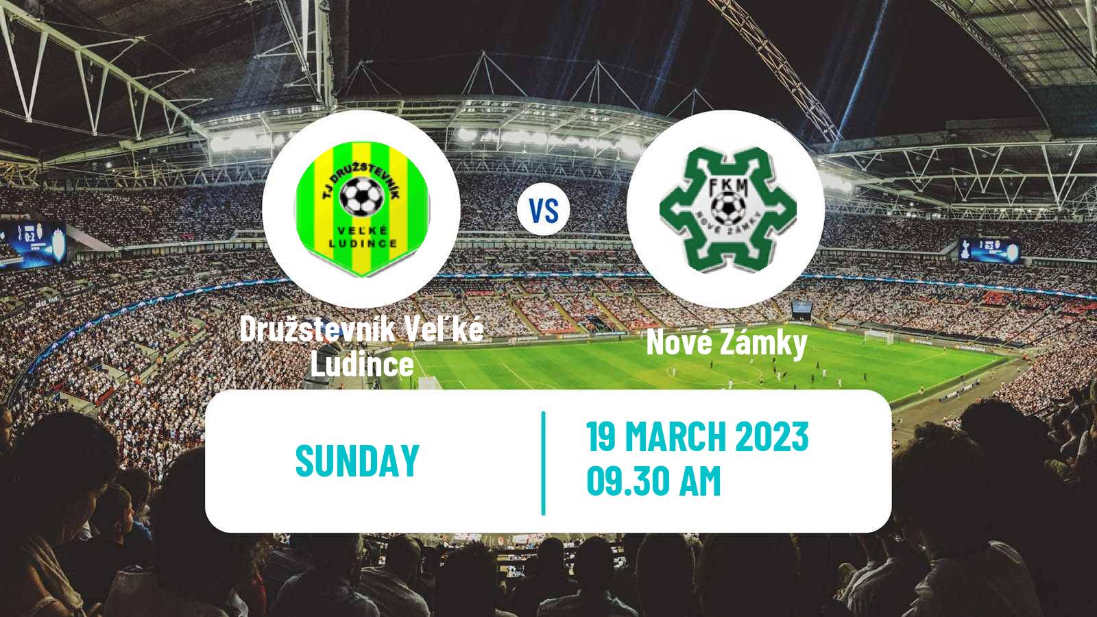 Soccer Slovak 3 Liga West Družstevník Veľké Ludince - Nové Zámky