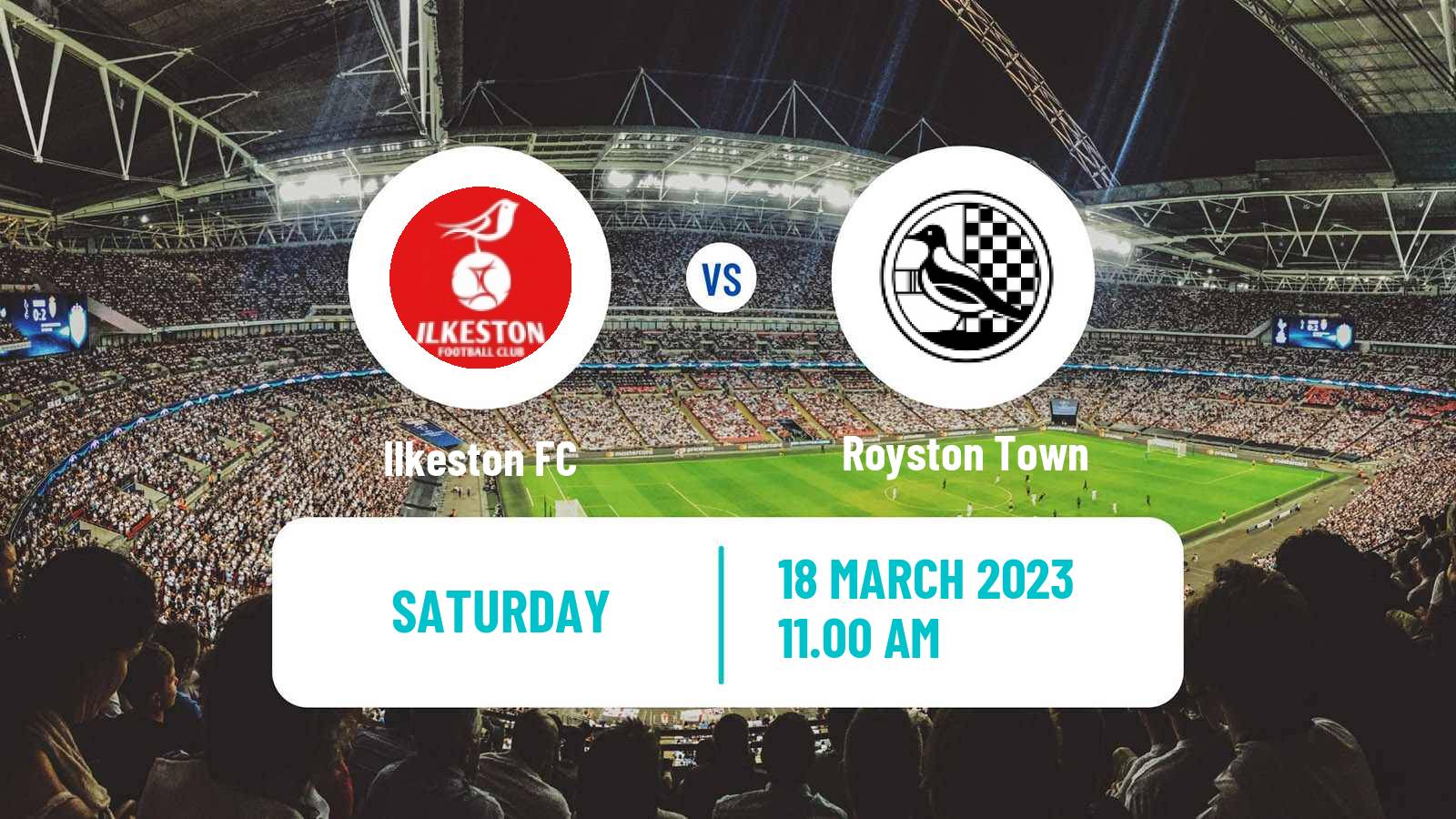Soccer English Southern League Central Division Ilkeston - Royston Town