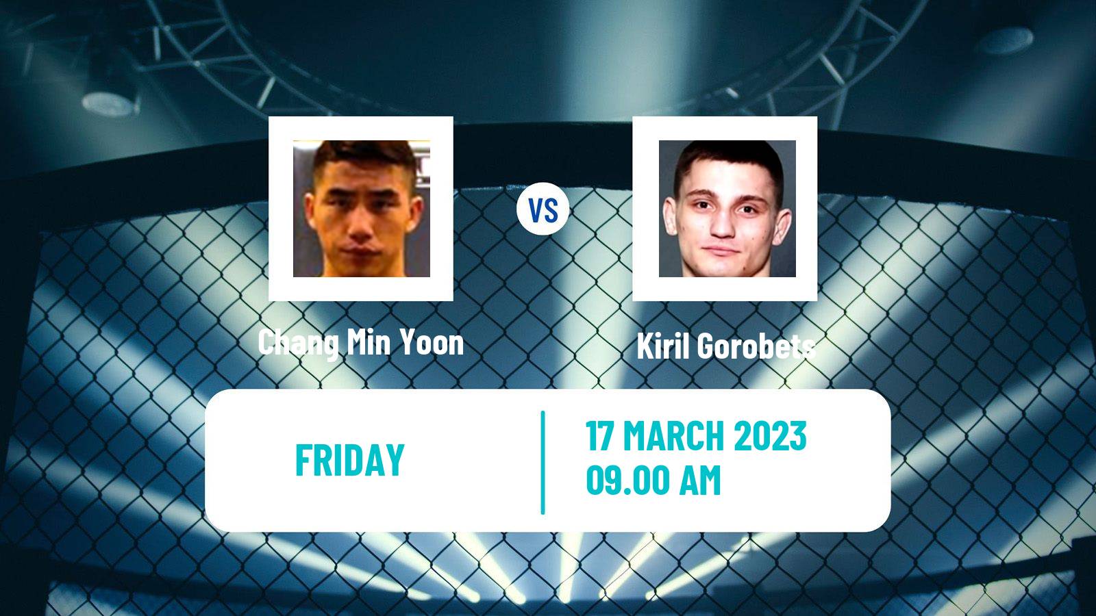 MMA MMA Chang Min Yoon - Kiril Gorobets