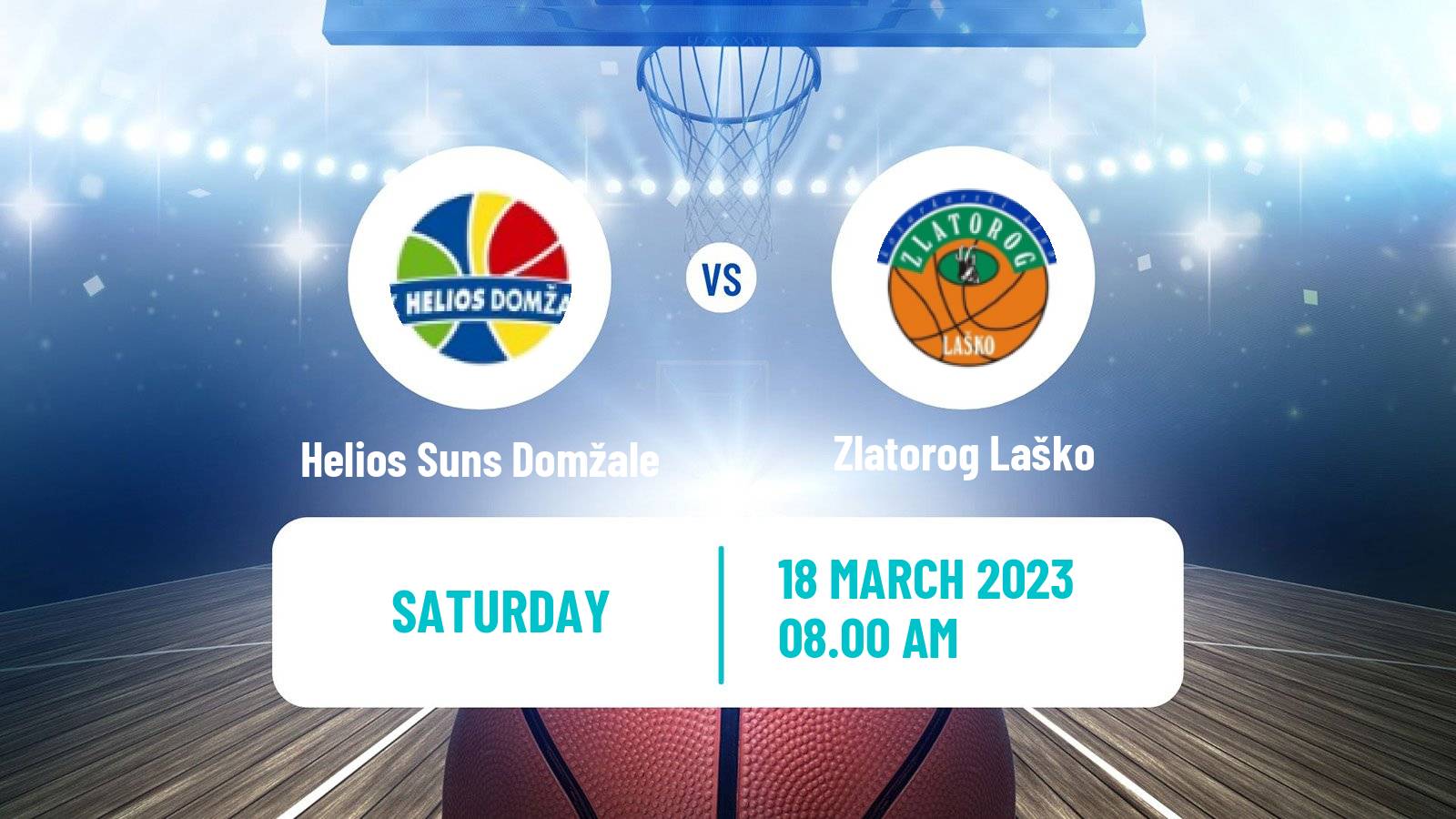 Basketball Slovenian Liga Basketball Helios Suns Domžale - Zlatorog Laško