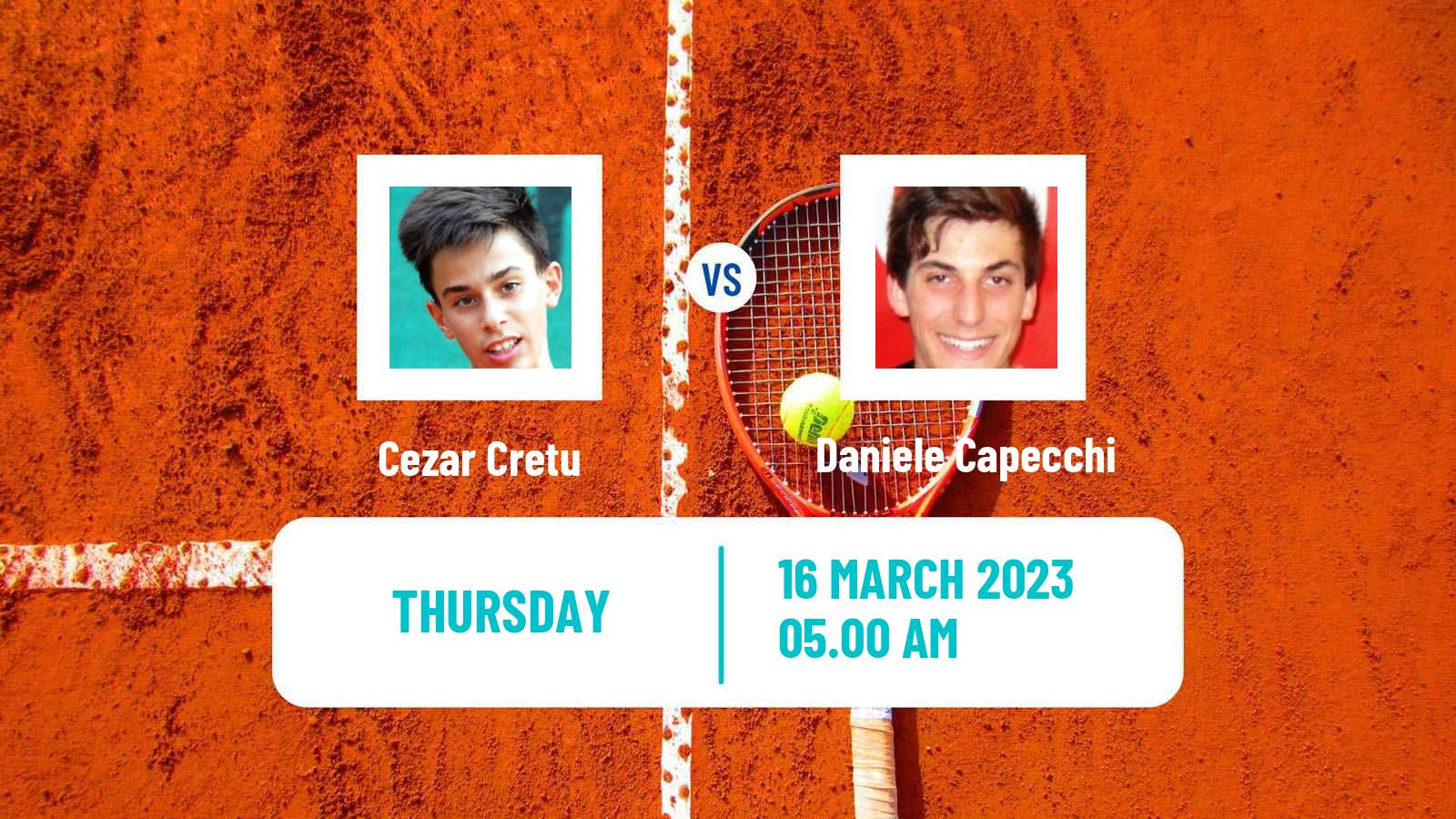 Tennis ITF Tournaments Cezar Cretu - Daniele Capecchi